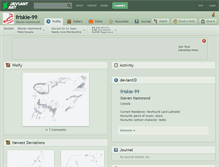 Tablet Screenshot of friskie-99.deviantart.com