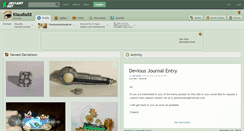 Desktop Screenshot of klaudia88.deviantart.com