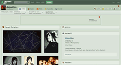 Desktop Screenshot of disposition.deviantart.com