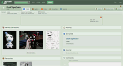 Desktop Screenshot of ducktapeguru.deviantart.com