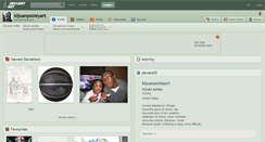 Desktop Screenshot of kijuanposleyart.deviantart.com
