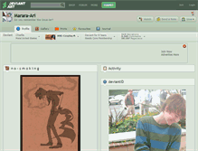 Tablet Screenshot of marara-ari.deviantart.com