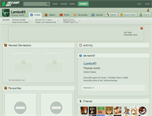 Tablet Screenshot of lambo85.deviantart.com