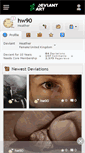 Mobile Screenshot of hw90.deviantart.com
