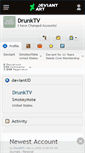 Mobile Screenshot of drunktv.deviantart.com