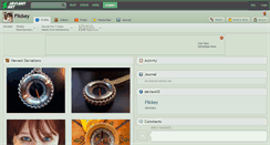 Desktop Screenshot of flickey.deviantart.com