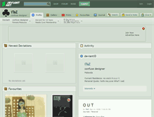 Tablet Screenshot of itaz.deviantart.com