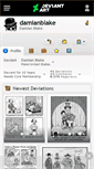 Mobile Screenshot of damianblake.deviantart.com