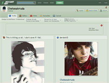 Tablet Screenshot of chelseaarruda.deviantart.com