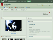 Tablet Screenshot of curatmurdar.deviantart.com