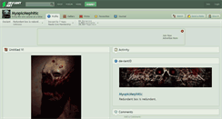 Desktop Screenshot of myopicmephitic.deviantart.com