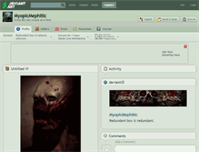 Tablet Screenshot of myopicmephitic.deviantart.com