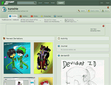 Tablet Screenshot of kurochie.deviantart.com
