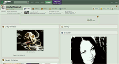Desktop Screenshot of missselfdestruct.deviantart.com