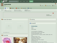 Tablet Screenshot of hollenheist.deviantart.com