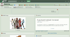 Desktop Screenshot of potatocrisp.deviantart.com