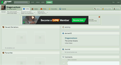 Desktop Screenshot of dragonventure.deviantart.com