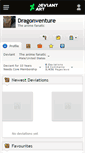 Mobile Screenshot of dragonventure.deviantart.com