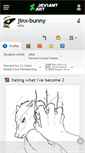 Mobile Screenshot of jinx-bunny.deviantart.com