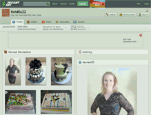Tablet Screenshot of heidilu22.deviantart.com