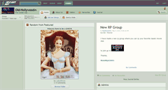 Desktop Screenshot of old-hollywood.deviantart.com