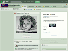 Tablet Screenshot of old-hollywood.deviantart.com