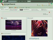 Tablet Screenshot of darkangelsrhapsody.deviantart.com