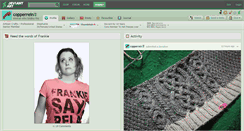 Desktop Screenshot of copperrein.deviantart.com