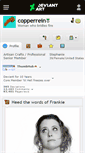 Mobile Screenshot of copperrein.deviantart.com
