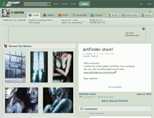 Tablet Screenshot of c-osmos.deviantart.com