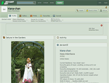 Tablet Screenshot of kiana-chan.deviantart.com