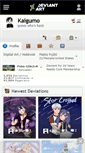 Mobile Screenshot of kaigumo.deviantart.com
