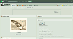Desktop Screenshot of leiflegend.deviantart.com