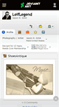 Mobile Screenshot of leiflegend.deviantart.com