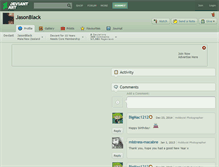Tablet Screenshot of jasonblack.deviantart.com