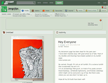 Tablet Screenshot of jangojips.deviantart.com