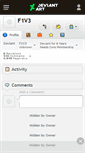 Mobile Screenshot of f1v3.deviantart.com