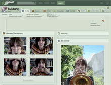 Tablet Screenshot of lulubang.deviantart.com