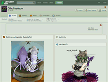 Tablet Screenshot of cthulhumeow.deviantart.com