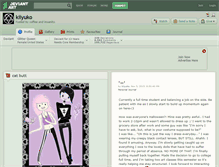 Tablet Screenshot of kiiyuko.deviantart.com