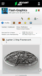 Mobile Screenshot of flash-graphics.deviantart.com