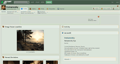 Desktop Screenshot of iromanovsky.deviantart.com