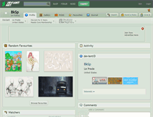 Tablet Screenshot of bksp.deviantart.com