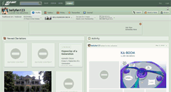 Desktop Screenshot of bellyfan123.deviantart.com