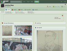 Tablet Screenshot of jericho-ross.deviantart.com