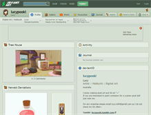 Tablet Screenshot of lucypooki.deviantart.com