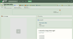 Desktop Screenshot of fuck-team-alice.deviantart.com