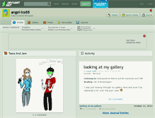 Tablet Screenshot of angel-ice88.deviantart.com