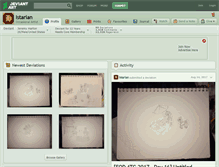 Tablet Screenshot of istarian.deviantart.com