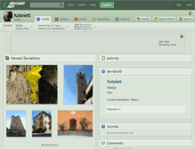 Tablet Screenshot of kotelett.deviantart.com